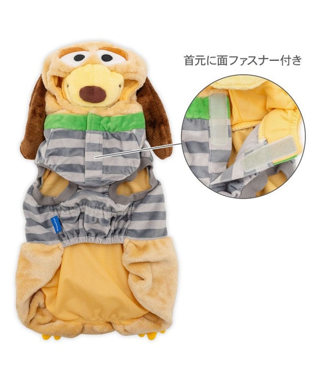 PET PARADISE ディズニー トイ・ストーリー スリンキ―  なりきり パーカー 小型犬 ベージュ