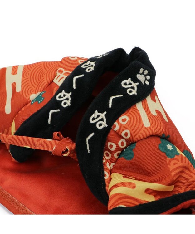 PET PARADISE ペットパラダイス 遠赤外線 レトロぬくぬく半纏 中型犬 レッド