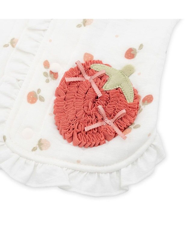 PET PARADISE ペットパラダイス ふわりと キルトベスト 《いちご》 超小型犬 小型犬 ホワイト