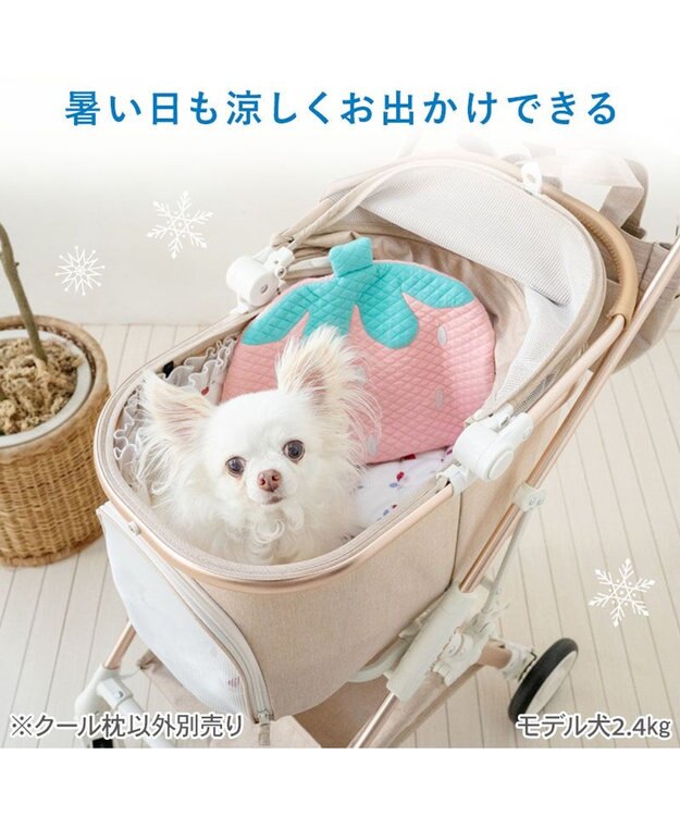 PET PARADISE ペットパラダイス クール枕 《苺》 ピンク