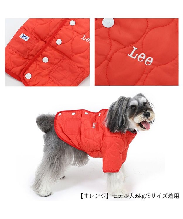 PET PARADISE Lee 背中開き ジャケット 《オレンジ》 小型犬 オレンジ
