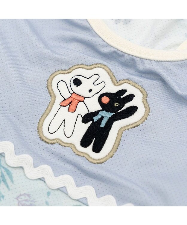 PET PARADISE リサとガスパール エコメイド タンクトップ 《海草柄》 小型犬 ライトブルー