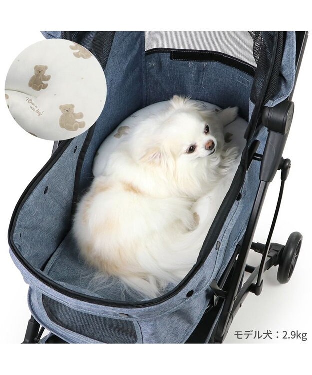 PET PARADISE ペットパラダイス クール ピロー 《くまちゃん柄》 くまちゃん