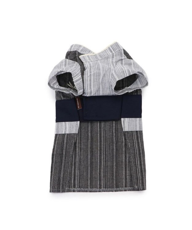 PET PARADISE ペットパラダイス 黒白 浴衣 とんぼ刺繍 中型犬 大型犬 黒