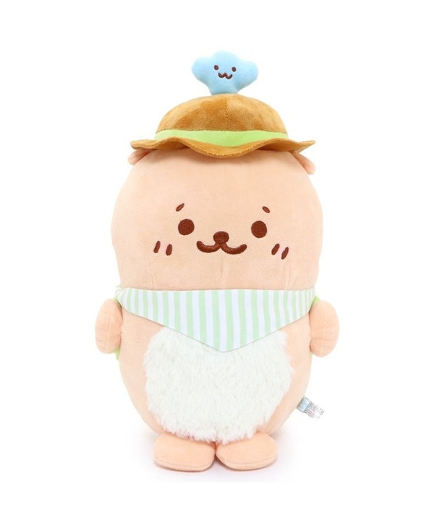 Mother garden しろたん らっこいぬ 森のきゅ~日 お座り ぬいぐるみ 27cm ベージュ