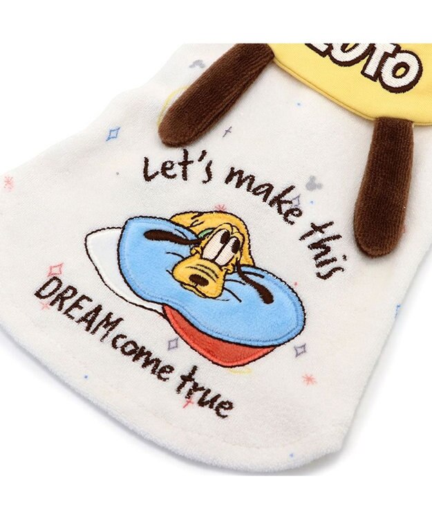 PET PARADISE ディズニー プルート サーモキープ Tシャツ 《おやすみ》 小型犬 ホワイト