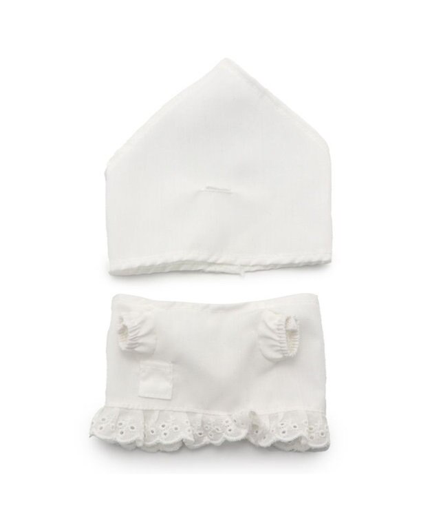 Mother garden しろたん ついてきちゃうしろたん マスコット 着せ替え服 《割烹着》 白