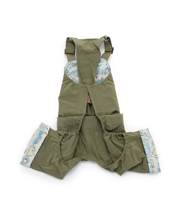 PET PARADISE スヌーピー ビーグルスカウト オーバーオール 《キャンプ柄》 小型犬 キャンプ柄