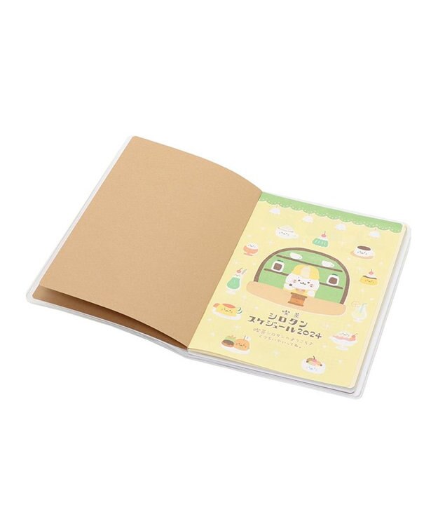 Mother garden しろたん 2024年 スケジュール帳 《シロタン喫茶柄》 スケジュール帳