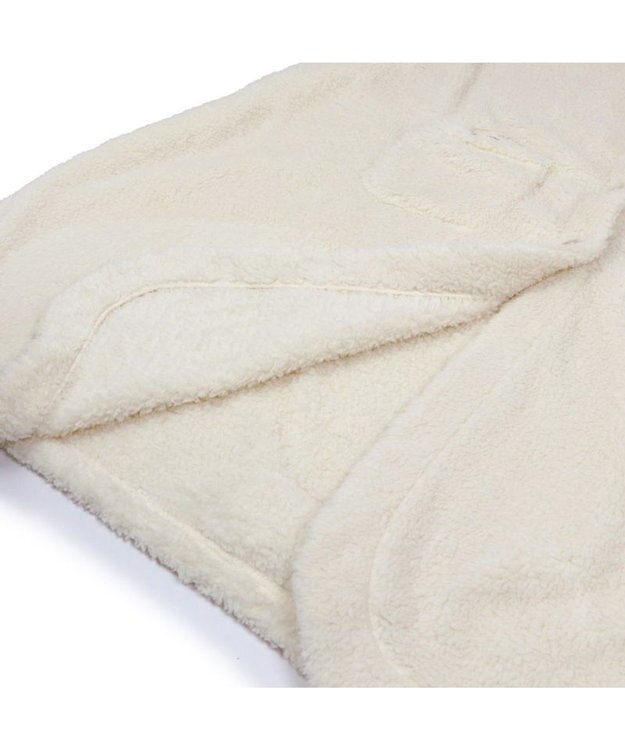 Mother garden あったか 袖なしケープ 《しろたん＆羊》レディース フリーサイズ ホワイト