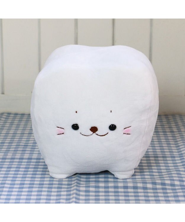 Mother garden しろたん 大きい 白い歯 抱き枕 ぬいぐるみ 白～オフホワイト