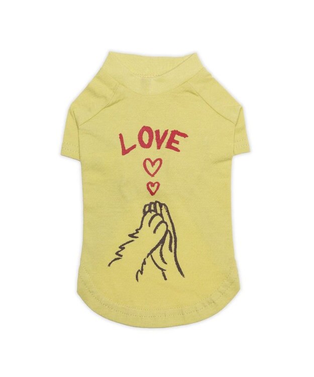 PET PARADISE ペットパラダイス Mai Kuraki　LOVE  ペットTシャツ 《イエロー》 中型犬 イエロー