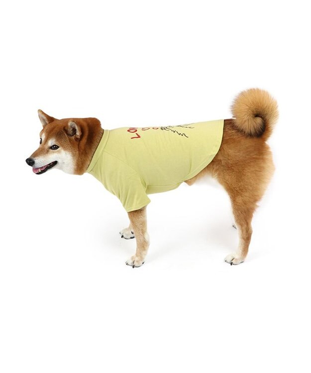 PET PARADISE ペットパラダイス Mai Kuraki　LOVE  ペットTシャツ 《イエロー》 中型犬 イエロー