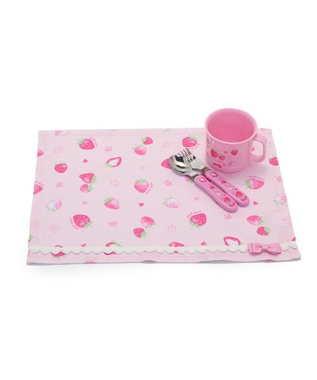 Mother garden マザーガーデン 野いちご ランチマット 《スケッチ柄》 Sサイズ 35×25cm スケッチ柄