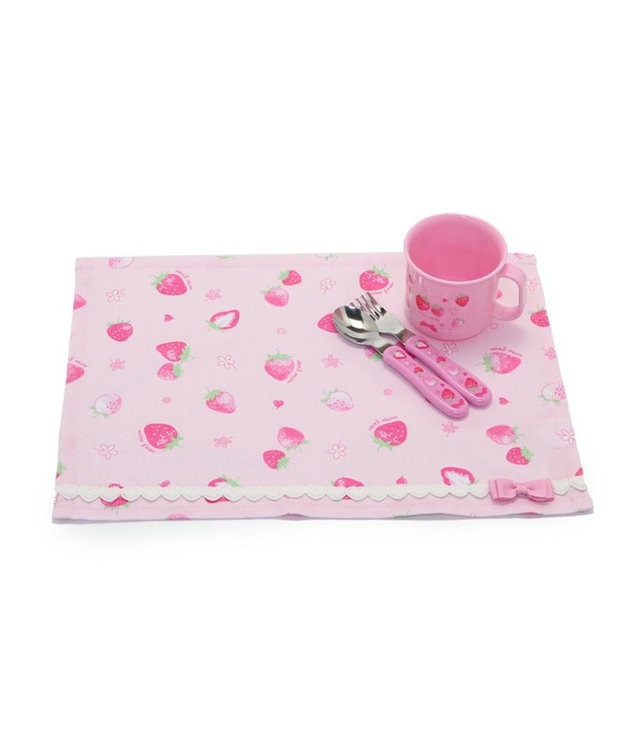 Mother garden マザーガーデン 野いちご ランチマット 《スケッチ柄》 Sサイズ 35×25cm スケッチ柄