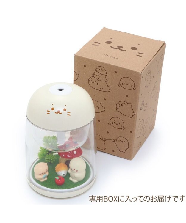 Mother garden しろたん 加湿器 卓上 USB しろたん&らっこいぬ お友達 卓上加湿器 -
