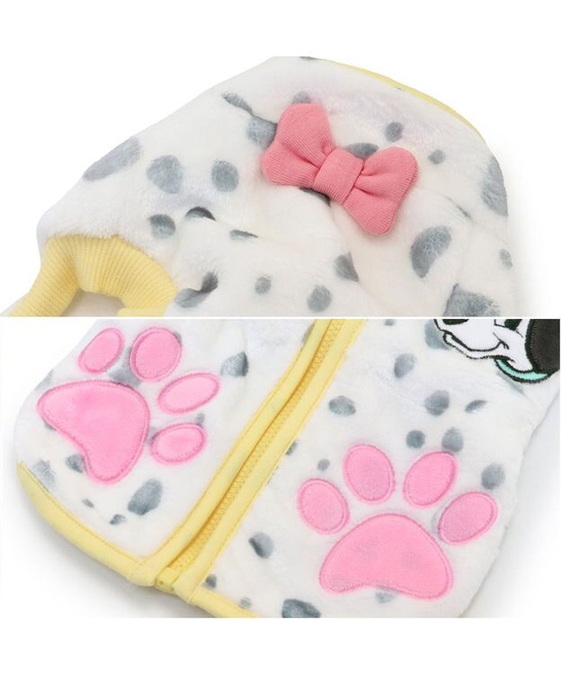 PET PARADISE ディズニー 101匹わんちゃん 背中開きベスト 《パステル》 小型犬 ホワイト