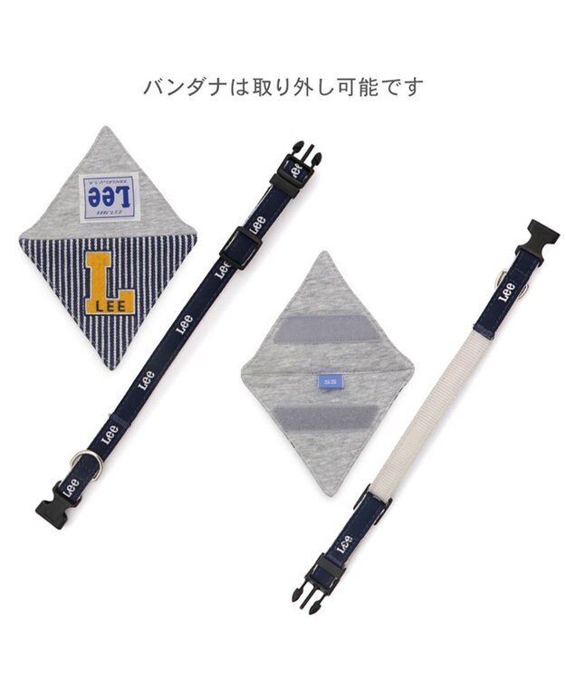 PET PARADISE Lee 両面バンダナ 首輪 ３Ｓ グレー
