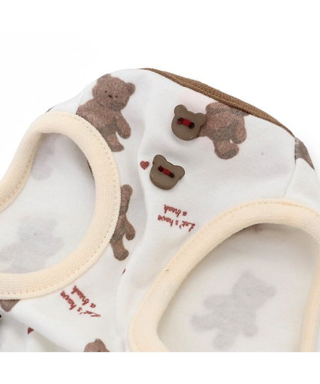 PET PARADISE ペットパラダイス くま  ペティヒート タンクトップ  ハート柄 小型犬 白~オフホワイト