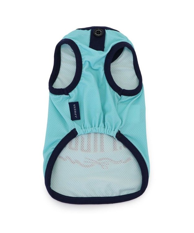 PET PARADISE J.PRESS エコメイド ロゴ タンクトップ 《ブルー》 小型犬 ターコイズブルー