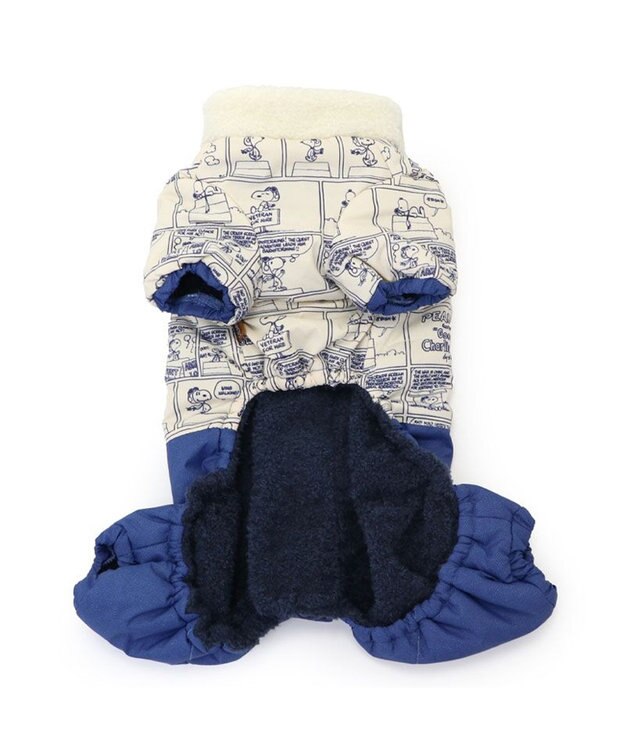 PET PARADISE スヌーピー  遠赤外線  フライングエース  綿入りエアオール 小型犬 ブルー