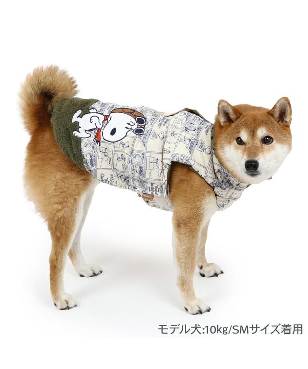 PET PARADISE スヌーピー エアベスト  フライングエース 《 ホワイト》 中型犬 大型犬 ホワイト
