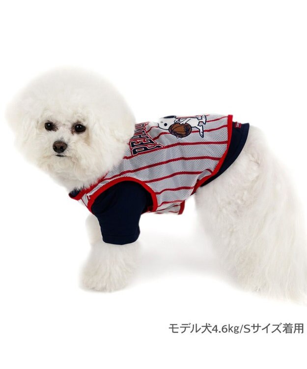 PET PARADISE スヌーピー ビブスTシャツ 《ネイビー》 小型犬 ネイビー