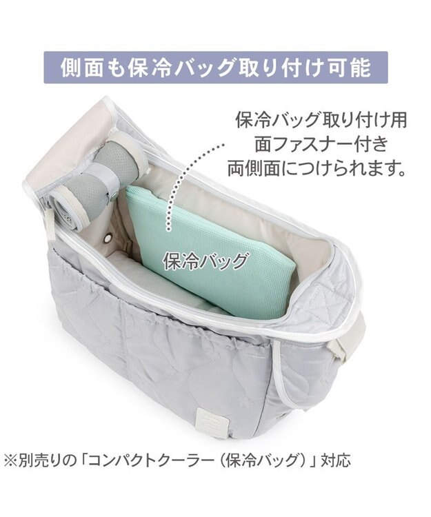 PET PARADISE ペットパラダイス キルティング ショルダーバッグ 《グレー》 Ｍ グレー