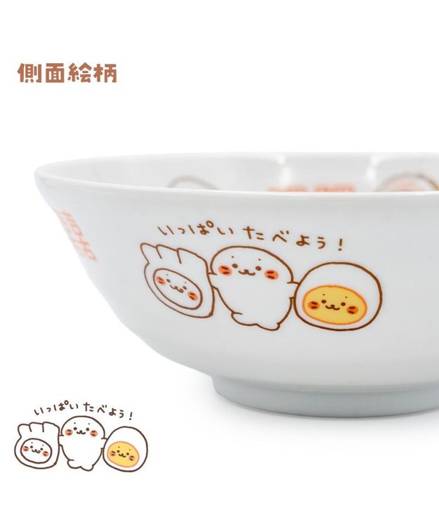 Mother garden しろたん ラーメンどんぶり 《マシマシ》 径20.5cm マシマシ柄