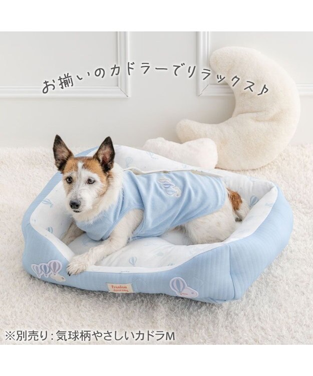 PET PARADISE ペットパラダイス やさしい ベスト 《気球柄》 小型犬 ホワイト×ブルー