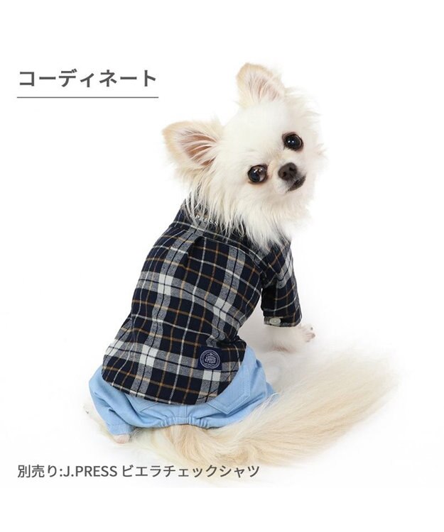 PET PARADISE J.PRESS ライトデニム パンツ 【小型犬】 水色