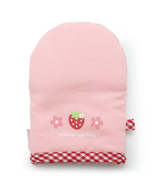 マザーガーデン　野いちご　ラグマット　ピンク マザーガーデン 野いちご ランチマット 大《レトロストロベリー