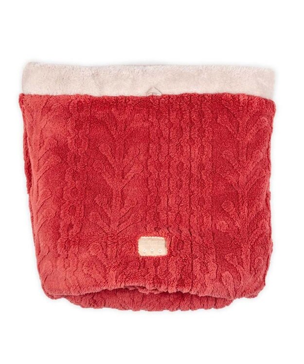 PET PARADISE ペットパラダイス 遠赤外線  筒型 寝袋 《アランボア柄》 Ｍ レッド