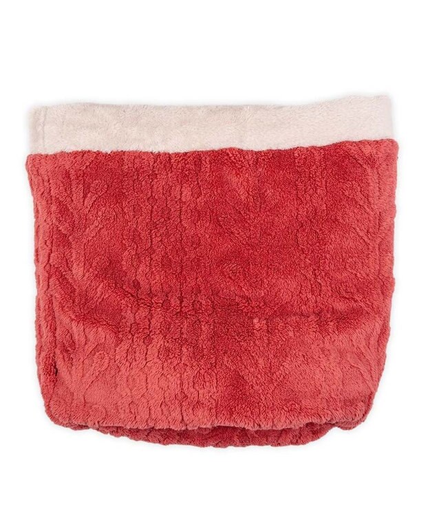 PET PARADISE ペットパラダイス 遠赤外線  筒型 寝袋 《アランボア柄》 Ｍ レッド