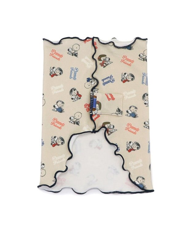 PET PARADISE スヌーピー makokoro ペティヒート 腹巻 中型犬 オフホワイト