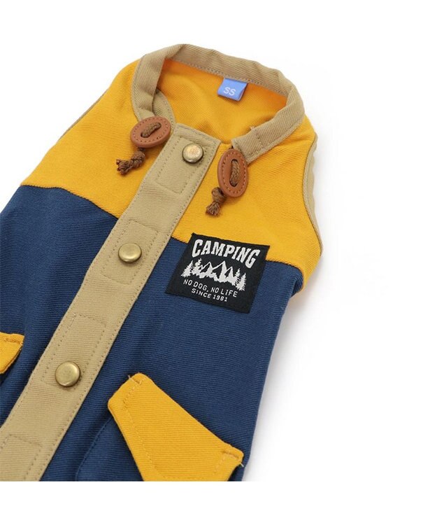 PET PARADISE ペットパラダイス 背中開きベスト 《ネイビー》 小型犬 ネイビー