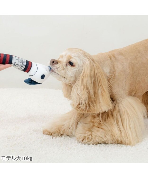 PET PARADISE スヌーピー ゴルフ ダンベルトイ Ｍ ネイビー×レッド