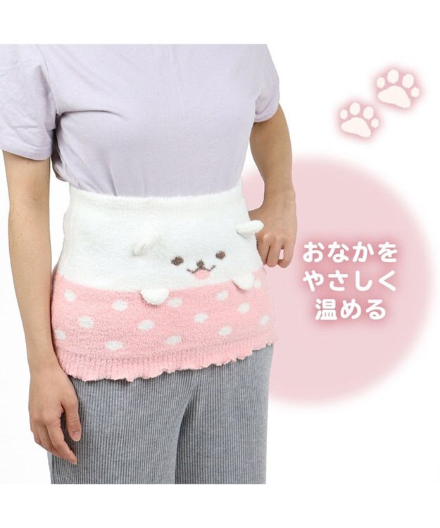 Mother garden ふわんこ 大人 ウエストウォーマー 《腹巻き》 ピンク