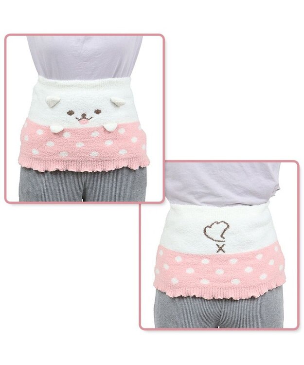 Mother garden ふわんこ 大人 ウエストウォーマー 《腹巻き》 ピンク