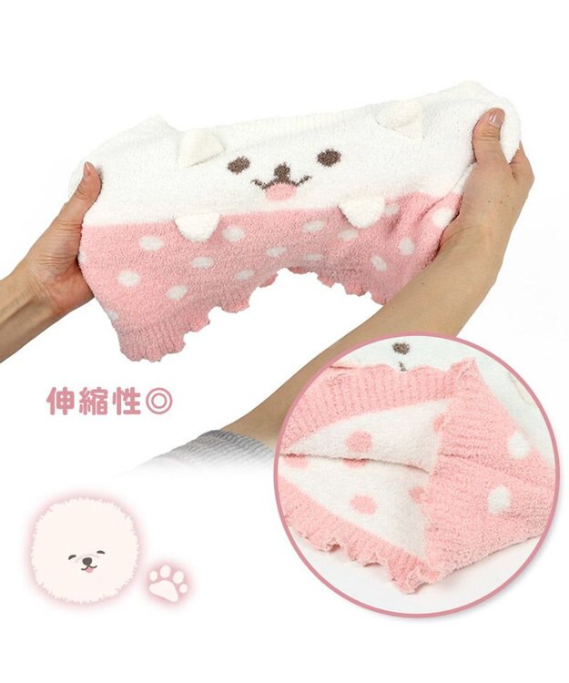 Mother garden ふわんこ 大人 ウエストウォーマー 《腹巻き》 ピンク