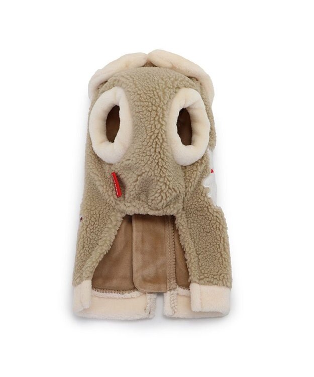 PET PARADISE リサとガスパール 背開き ベスト 《ベージュ》 中型犬 ベージュ