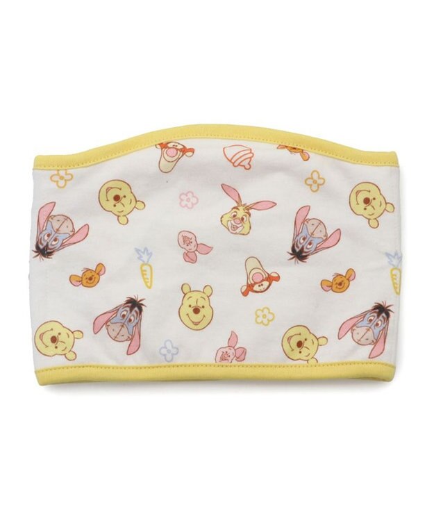 PET PARADISE ディズニー くまのプーさん マナーベルト 《フレンズ柄》 小型犬 ホワイト×イエロー