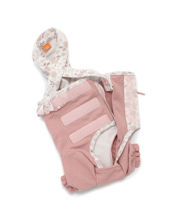 PET PARADISE 花柄 フリル マナーオール 【小型犬】 ピンク ピンク