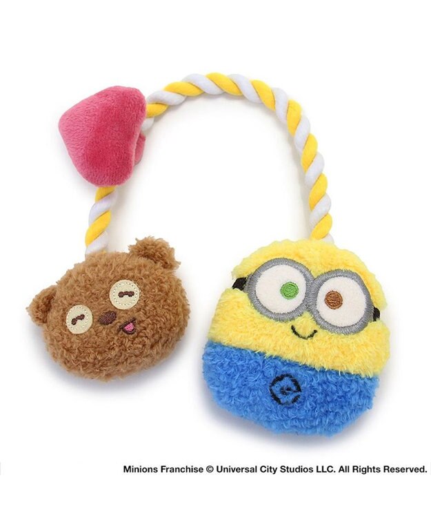 PET PARADISE ミニオン ボブ ティム ロープトイ  小型犬 イエロー