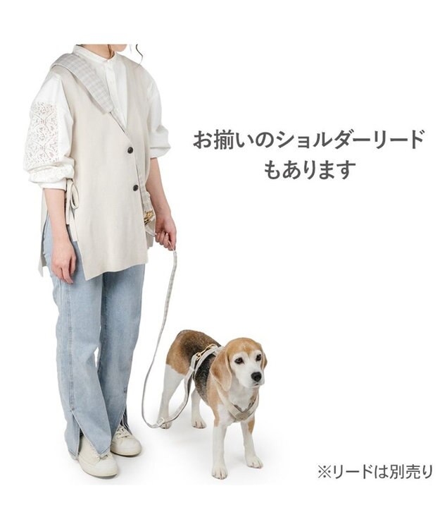 PET PARADISE ペットパラダイス くまちゃん アクティブハーネス ＳＭ 中型犬 ベージュ