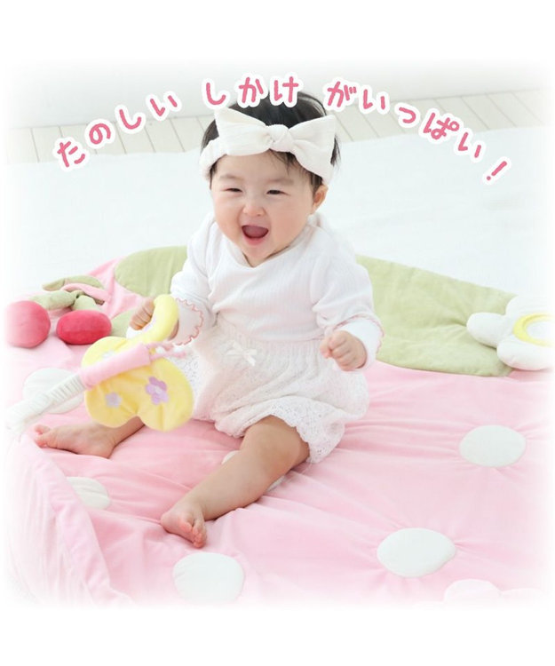 Mother garden マザーガーデン ベビー いちごのプレイマット 2ケ月~ 0