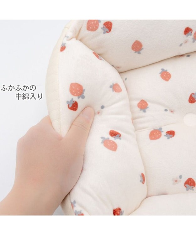 PET PARADISE ペットパラダイス カドラー 《花苺柄》 Ｓ ホワイト×レッド