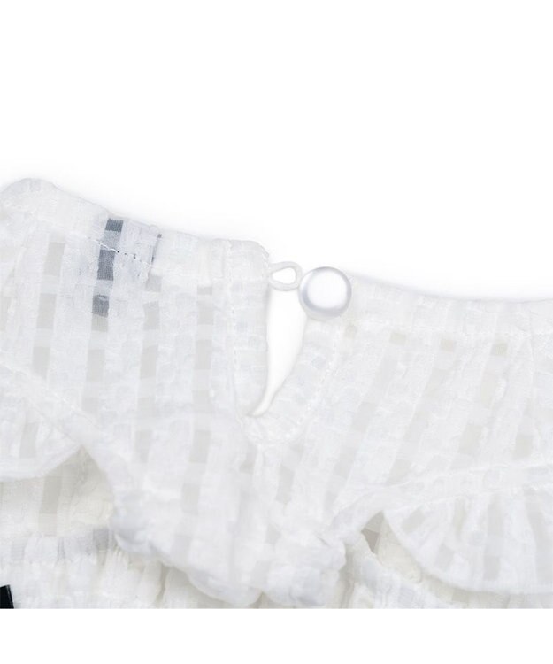 PET PARADISE cherircouture シースルーリボン ワンピース 小型犬 ホワイト