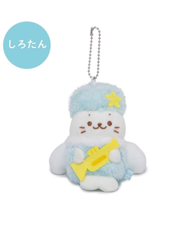 しろたん ふわっと光る音楽隊 キーホルダー 《しろたん》 単品