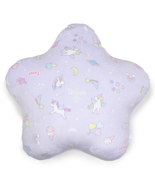 Mother garden マザーガーデン ユニコーン クッション 《星型 / ハート型 / アイス型》 単品 星型